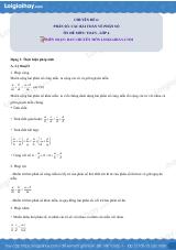 Dạng 3. Thực hiện phép tính Chủ đề 6 Ôn hè Toán 6
